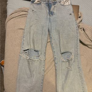 zara wide leg jeans